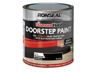 Ronseal RSLDHDSPB250 - Diamond Hard Doorstep Paint Black 250ml
