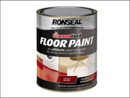 Ronseal RSLDHFPTR5L - Diamond Hard Floor Paint Tile Red 5 Litre