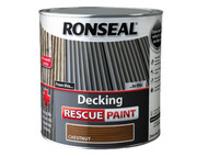 Ronseal RSLDRPC25L - Decking Rescue Paint Chestnut 2.5 Litre