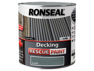 Ronseal RSLDRPS25L - Decking Rescue Paint Slate 2.5 Litre