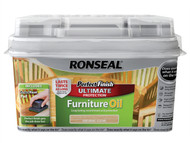 Ronseal RSLGFON750 - Perfect Finish Hardwood Garden Furniture Oil Natural 750ml