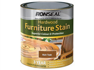 Ronseal RSLHWFSRT50 - Ultimate Protection Hardwood Garden Furniture Stain Rich Teak 750ml