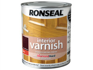 Ronseal RSLINGDM250 - Interior Varnish Quick Dry Gloss Deep Mahogany 250ml