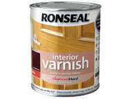 Ronseal RSLINGDM750 - Interior Varnish Quick Dry Gloss Deep Mahogany 750ml