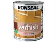 Ronseal RSLIVMDO750 - Interior Varnish Quick Dry Matt Dark Oak 750ml