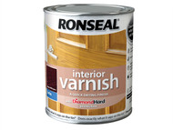 Ronseal RSLIVSDH750 - Interior Varnish Quick Dry Satin Deep Mahogany 750ml