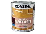 Ronseal RSLIVSDM250 - Interior Varnish Quick Dry Satin Deep Mahogany 250ml