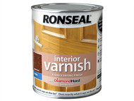 Ronseal RSLIVSDO750 - Interior Varnish Quick Dry Satin Dark Oak 750ml
