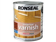 Ronseal RSLIVSMO250 - Interior Varnish Quick Dry Satin Medium Oak 250ml