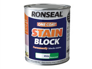 Ronseal RSLOCSBW750 - One Coat Stain Block White 750ml