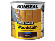 Ronseal RSLQDWSW25L - Quick Drying Woodstain Satin Walnut 2.5 Litre