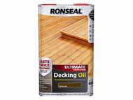Ronseal RSLUDODO5L - Ultimate Protection Decking Oil Dark Oak 5 Litre