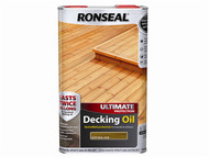 Ronseal RSLUDONO5L - Ultimate Protection Decking Oil Natural Oak 5 Litre