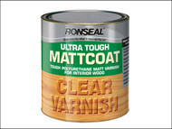 Ronseal RSLUTVM25L - Ultra Tough Internal Clear Mattcoat Varnish 2.5 Litre