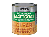 Ronseal RSLUTVMC250 - Ultra Tough Internal Clear Mattcoat Varnish 250ml