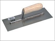 R.S.T. RST124D - Plasterers Finishing Trowel Grade B Banana Wooden Handle 11in x 4.1/2in