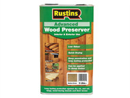 Rustins RUSAWPMB5L - Quick Dry Advanced Wood Protector Mid Brown 5 Litre