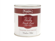 Rustins RUSCPW250 - Chalky Finish Paint Windsor White 250ml