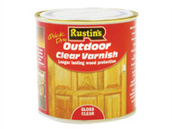 Rustins RUSEVG1L - Exterior Varnish Clear Gloss 1 Litre