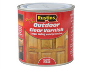 Rustins RUSEVG250 - Exterior Varnish Clear Gloss 250ml