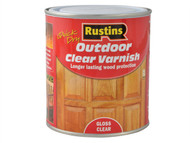 Rustins RUSEVG500 - Exterior Varnish Clear Gloss 500ml