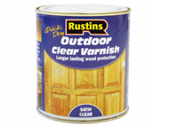 Rustins RUSEVS250 - Exterior Varnish Satin 250ml