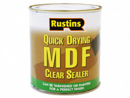 Rustins RUSMDFCS1L - Quick Drying MDF Sealer Clear 1 Litre