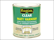Rustins RUSPVMCL500 - Polyurethane Varnish Matt Clear 500ml