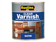 Rustins RUSPVSCL250 - Polyurethane Varnish Satin Clear 250ml