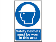 Scan SCA0002 - Safety Helmets Must Be Worn In This Area - PVC 200 x 300mm