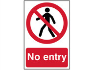 Scan SCA0600 - No Entry - PVC 200 x 300mm