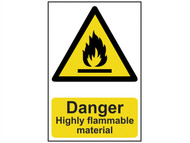 Scan SCA0901 - Danger Highly Flammable Material - PVC 200 x 300mm