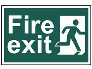 Scan SCA1507 - Fire Exit Man Running Right - PVC 300 x 200mm