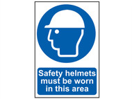 Scan SCA4000 - Safety Helmets Must Be Worn In This Area - PVC 400 x 600mm