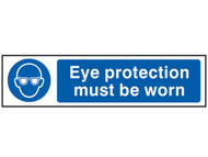 Scan SCA5001 - Eye Protection Must Be Worn - PVC 200 x 50mm