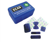 Scan SCAFAPLACAT - Hypoallergenic Blue Plasters 100 Assorted