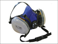 Scan SCAPPERESPP2 - Twin Half Mask Respirator + P2 Dust Filter Cartridges