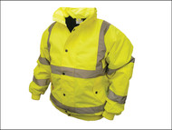 Scan SCAWWHVBJL - Hi-Vis Bomber Jacket Yellow - L (42-44in)