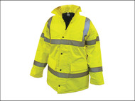 Scan SCAWWHVMJXXL - Hi-Vis Motorway Jacket Yellow - XXL (50-52in)