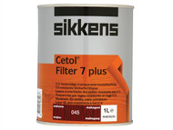 Sikkens SIKCF7PM1L - Cetol Filter 7 Plus Translucent Woodstain Mahogany 1 Litre