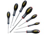 Stanley Tools STA065425 - FatMax Screwdriver Set Parallel/Flared/Pozi Set of 7
