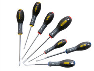 Stanley Tools STA065438 - FatMax Screwdriver Set Phillips/Pozi/Flared/Parallel Set of 7