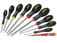 Stanley Tools STA065439 - FatMax Screwdriver Set Parallel/Flared/Phillips Set of 10
