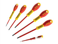 Stanley Tools STA065441 - FatMax VDE Insulated Phillips & Parallel Screwdriver Set of 6