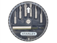 Stanley Tools STA168738 - Insert Bit Set Pozidriv/Slotted 7 Piece