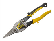 Stanley Tools STA214563 - Yellow Aviation Snip Straight Cut 250mm