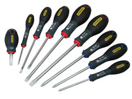 Stanley Tools STA565424 - FatMax Screwdriver Set Parallel/Flared/Pozi Set of 9