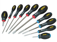 Stanley Tools STA565427 - FatMax Screwdriver Set Parallel/Flared/Pozi Set of 10