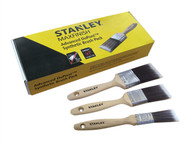 Stanley Tools STASTPPSS0S - Max Finish Advanced Synthetic Paint Brush 3 Piece Set