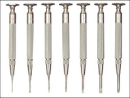 Starrett STRS555Z7 - S555Z-7 Jewellers Screwdriver Set of 7